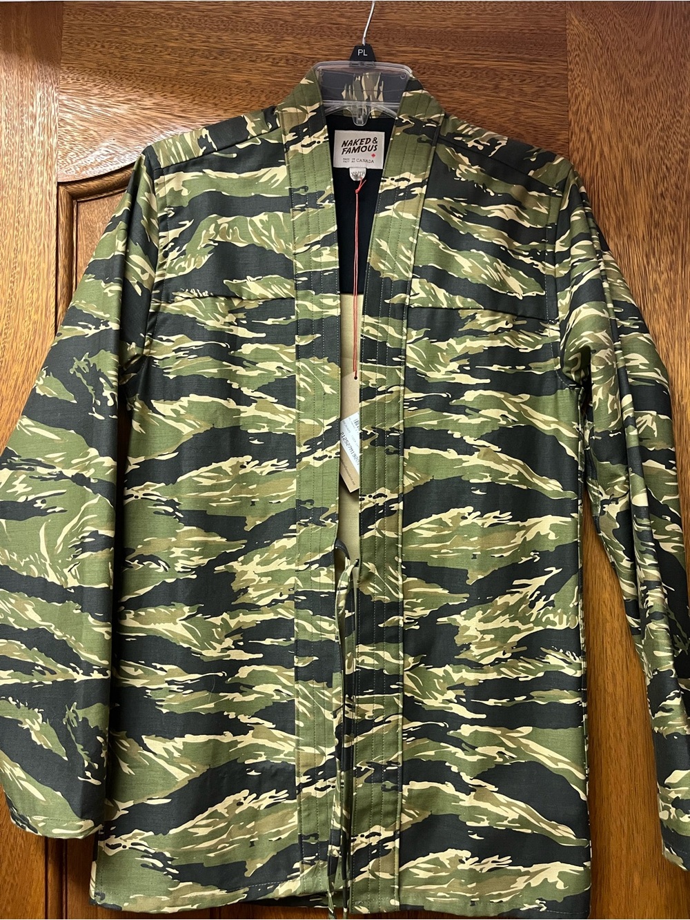 Naked & Famous Camo Kimono NWT